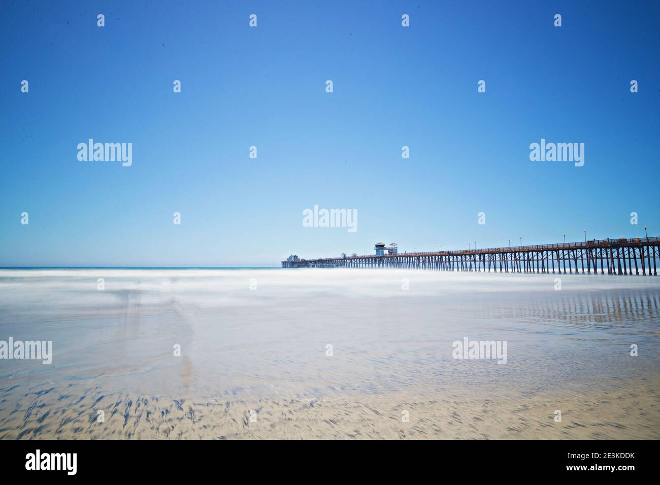 Beachfront at Oceanside, California Stock Photo Alamy