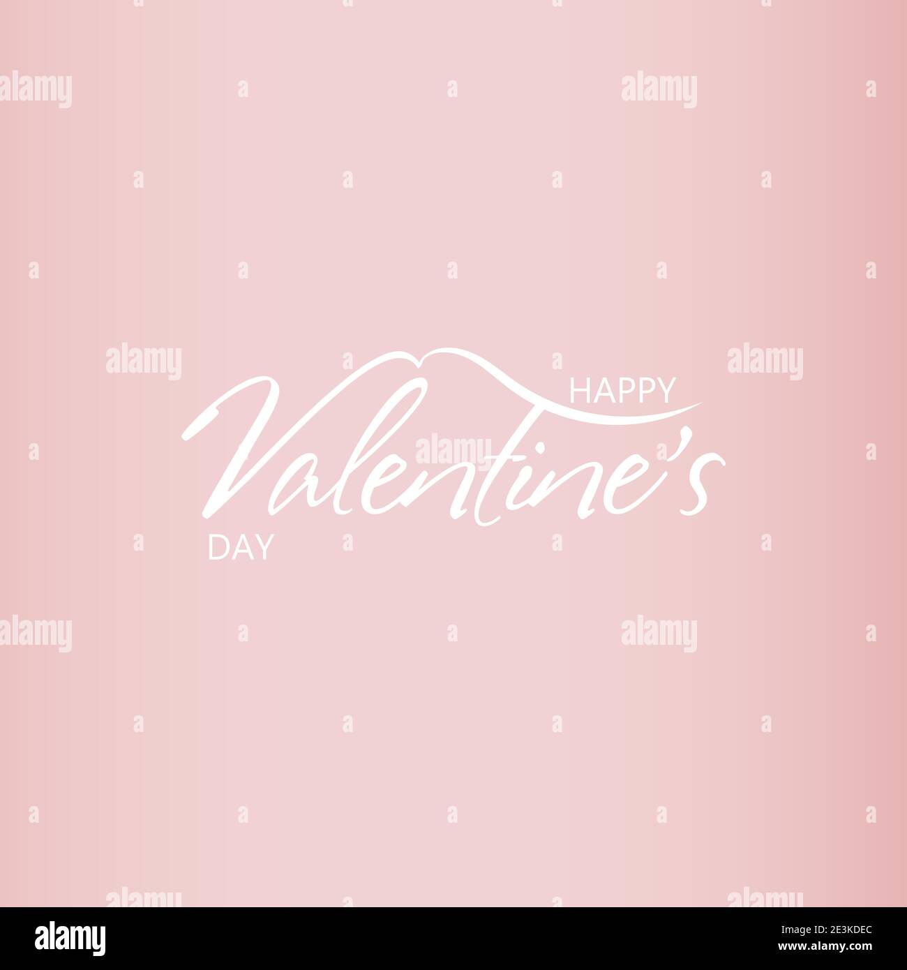 Happy Valentines Day typography poster with handwritten calligraphy ...