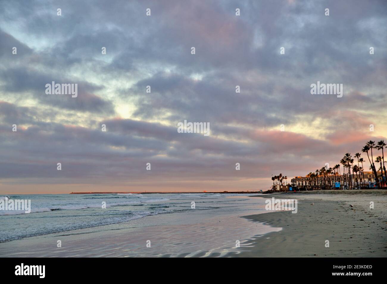 Beachfront at Oceanside, California Stock Photo Alamy