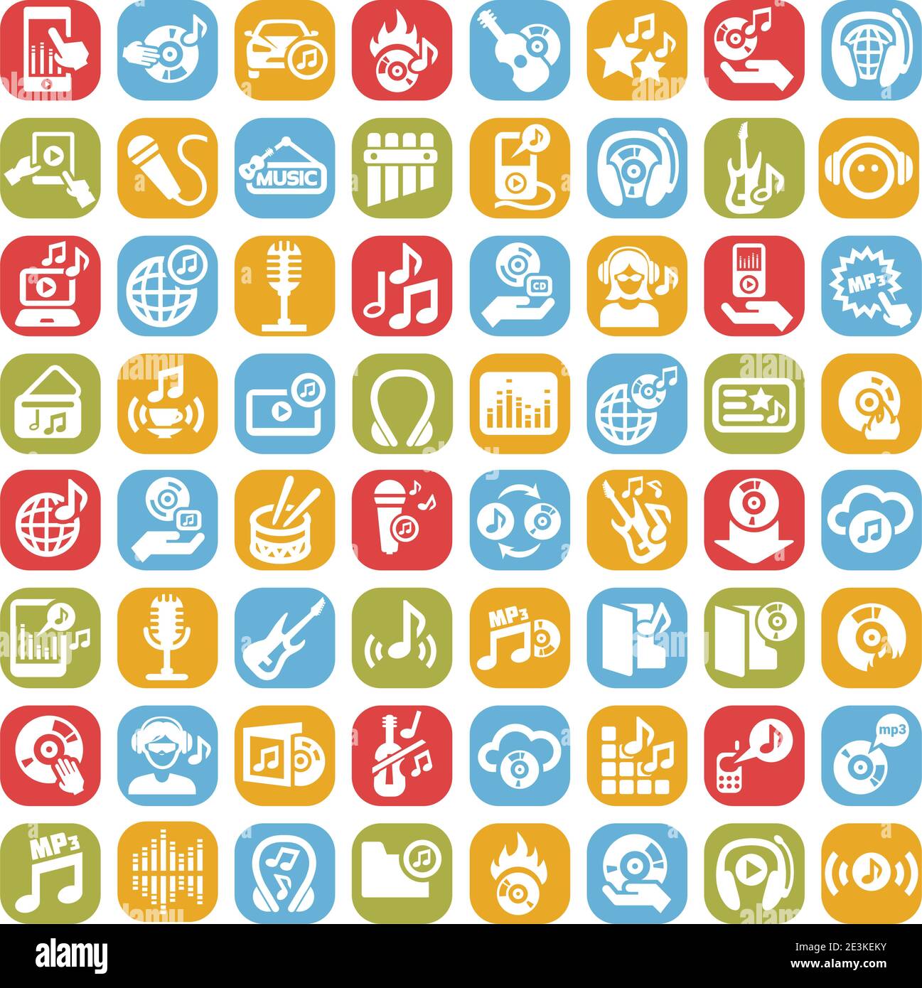 Music streaming Stock Vector Images - Alamy