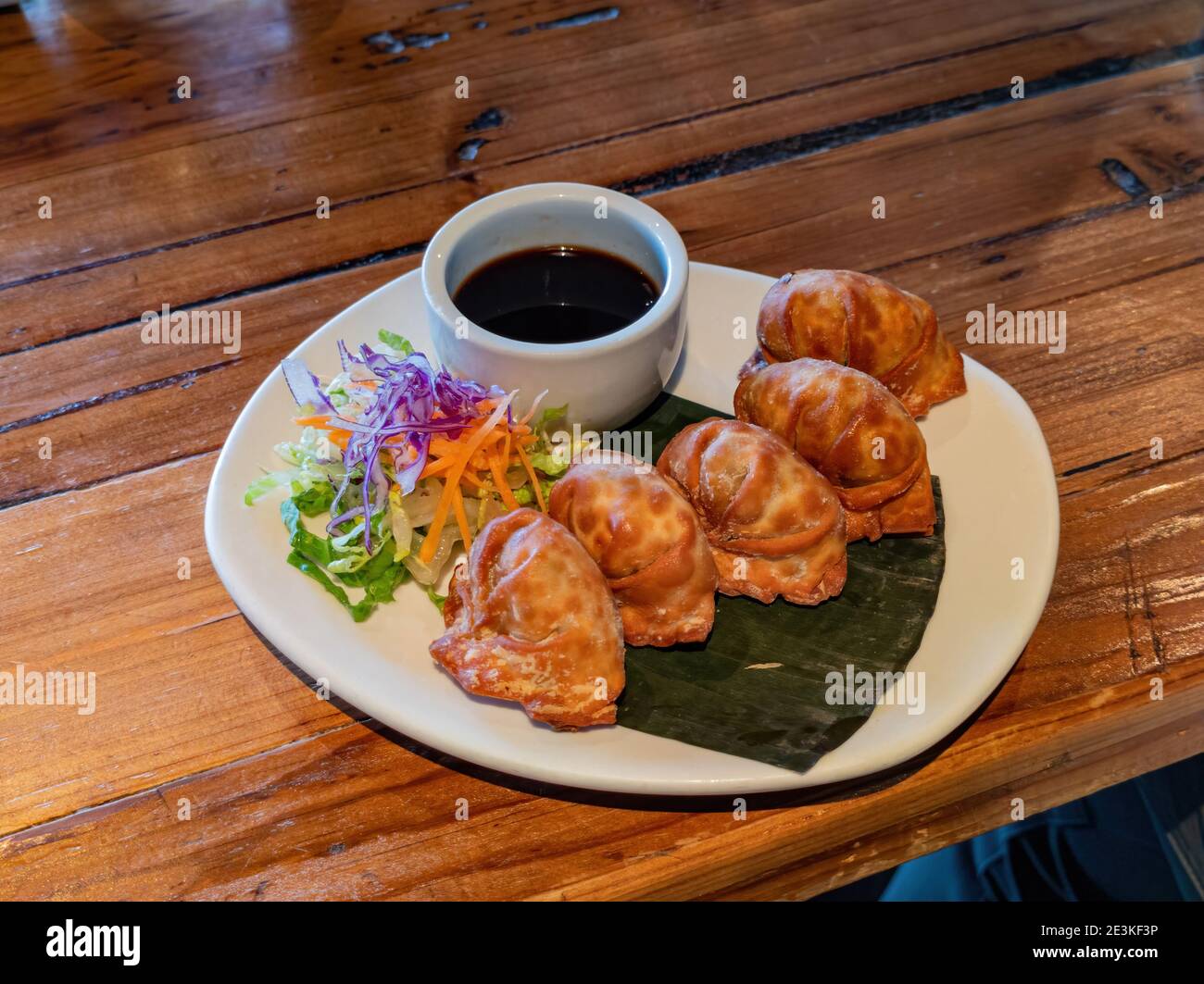 Close up shot of deep fried wonton at Las Vegas, Nevada Stock Photo Alamy