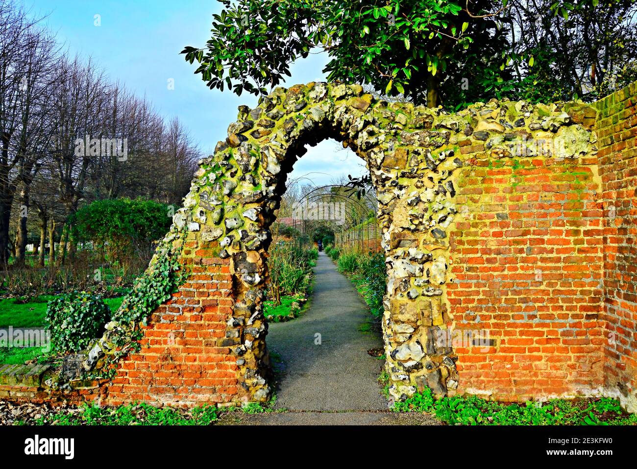 Garden arch Stock Photo