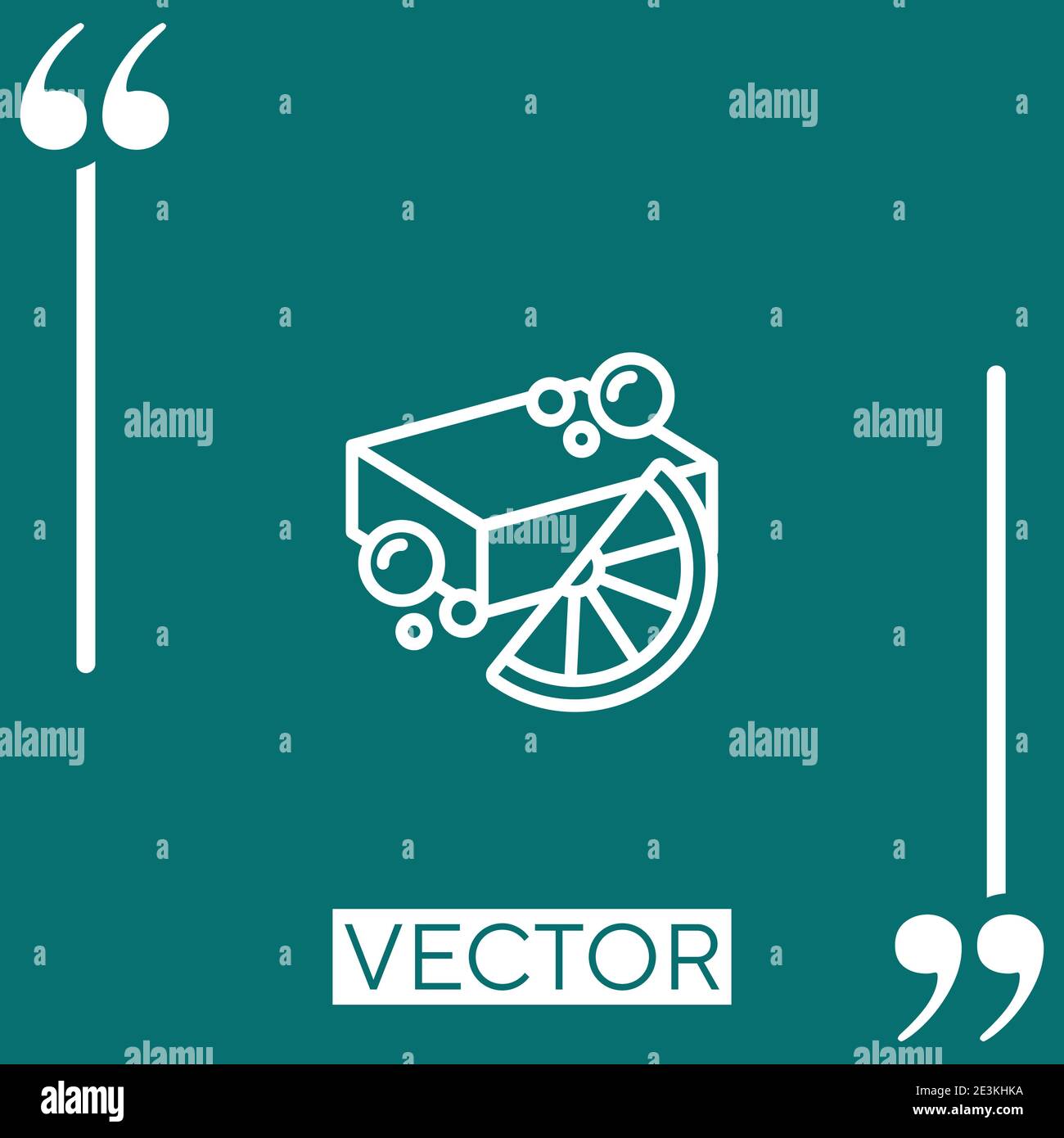 soap Linear icon. Editable stroke line Stock Vector