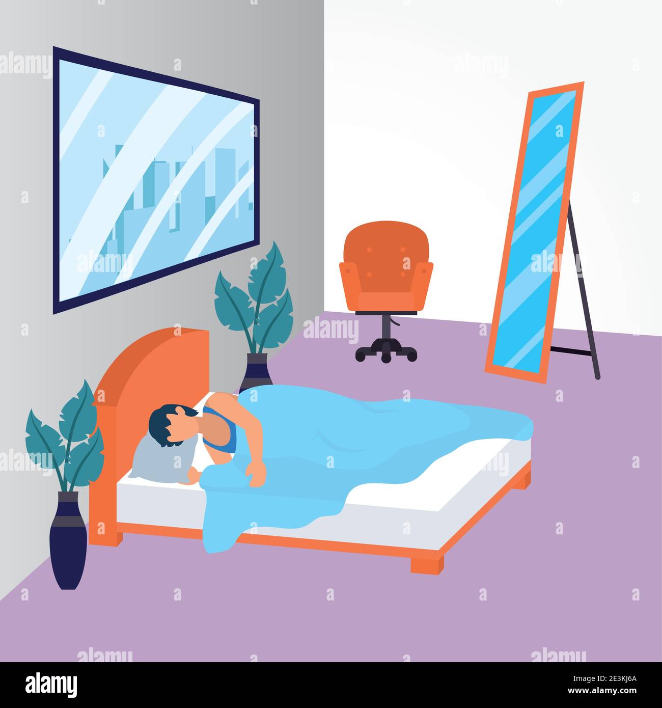 Sleep And Insomnia Items In Circle Stock Illustration - Download Image Now  - Napping, Bed - Furniture, Bedding - iStock