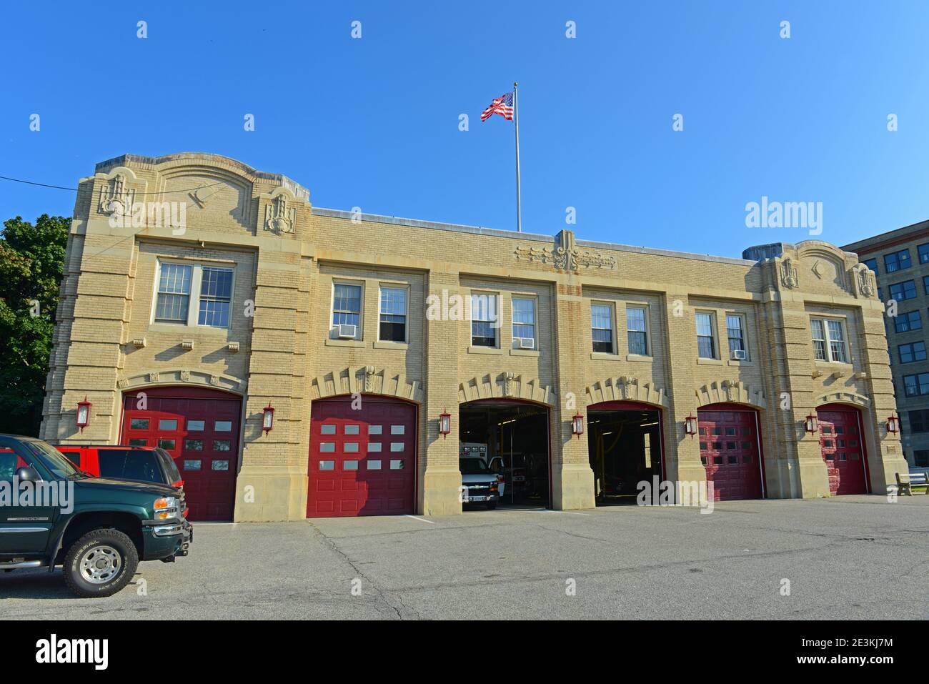 Portland Fire Department on 380 Congress St in Portland, Maine, USA