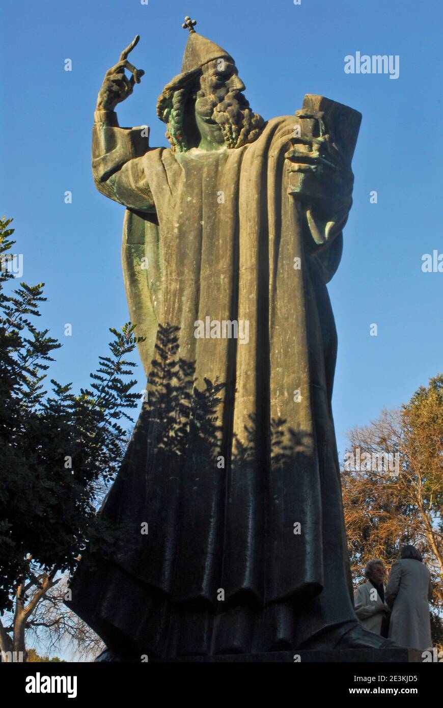 Statue of Gregory of Nin, by Ivan Mestrovic, Split, Croatia Stock Photo