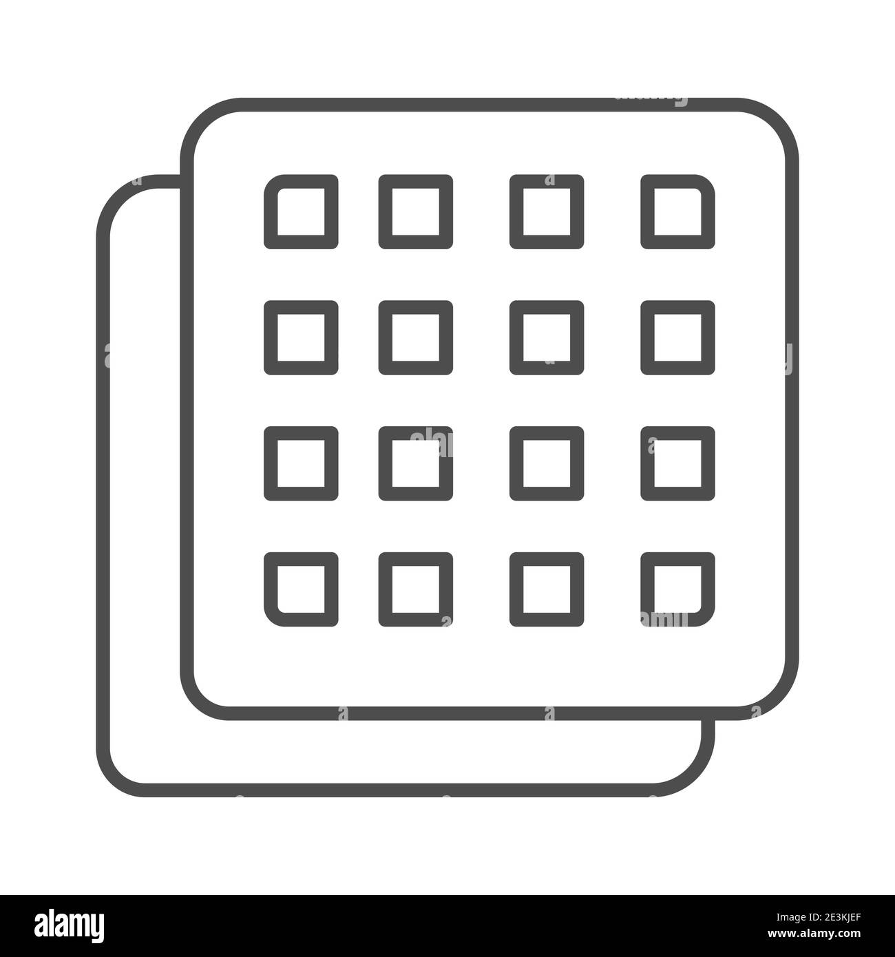 Crackers line icon Black and White Stock Photos & Images - Alamy