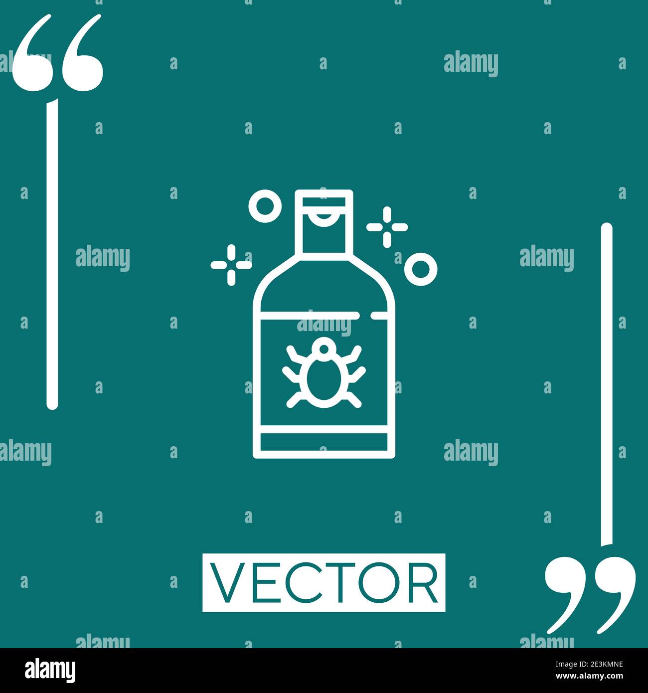 shampoo vector icon Linear icon. Editable stroke line Stock Vector