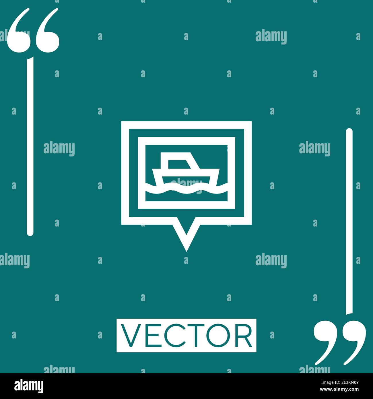 sports vector icon Linear icon. Editable stroked line Stock Vector