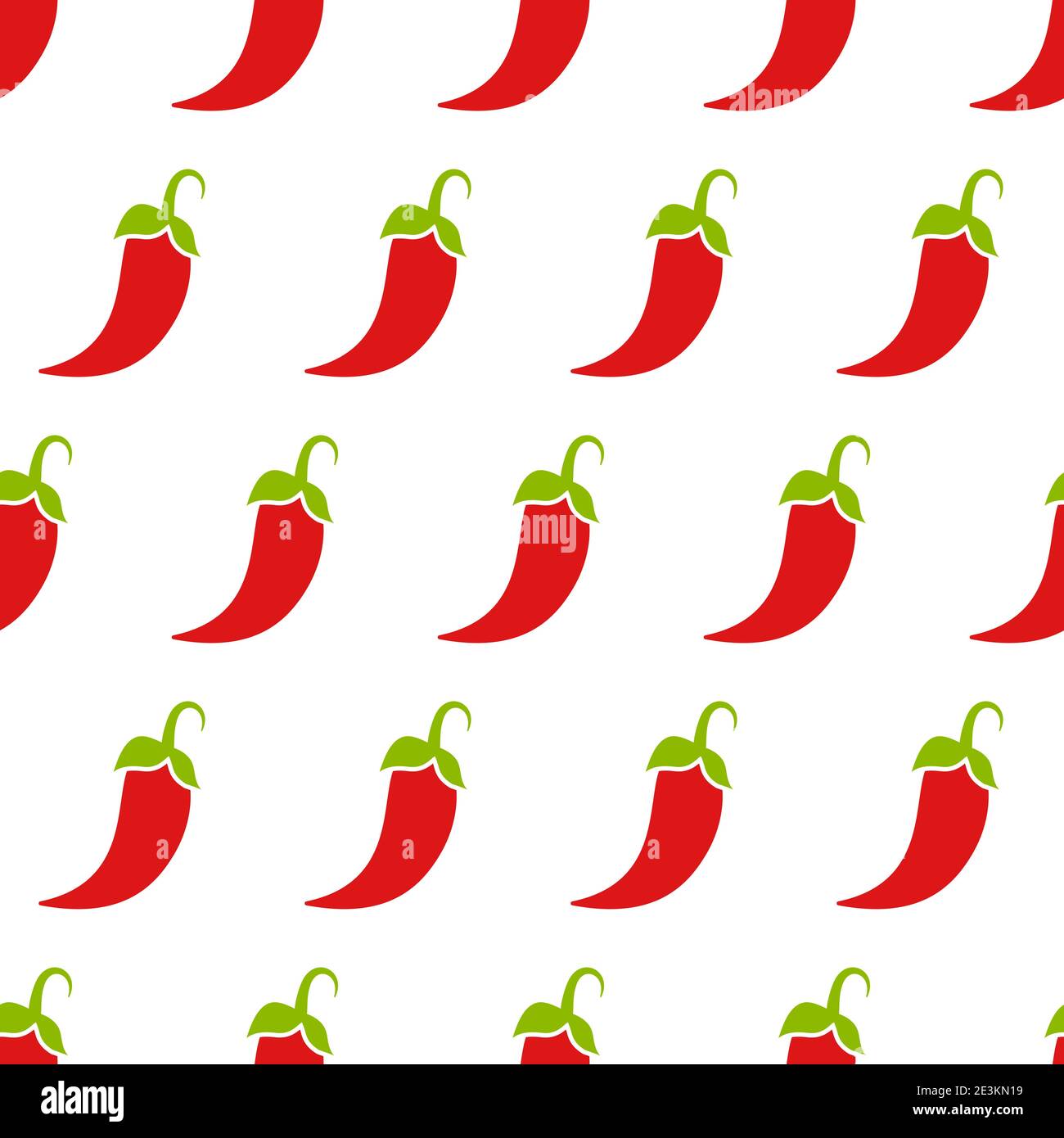 Red hot Chili pepper or cayenne, or jalapeno pattern. vegetable