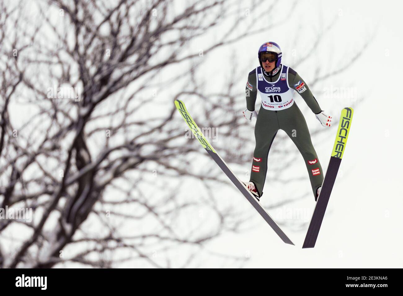 Gregor Schlierenzauer seen in action during the individual competition of  the FIS Ski Jumping World Cup in Zakopane Stock Photo - Alamy