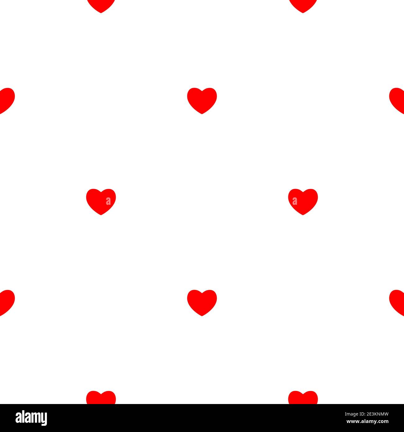 Abstract Simple Seamless pattern with hearts. Vector Illustration Stock ...