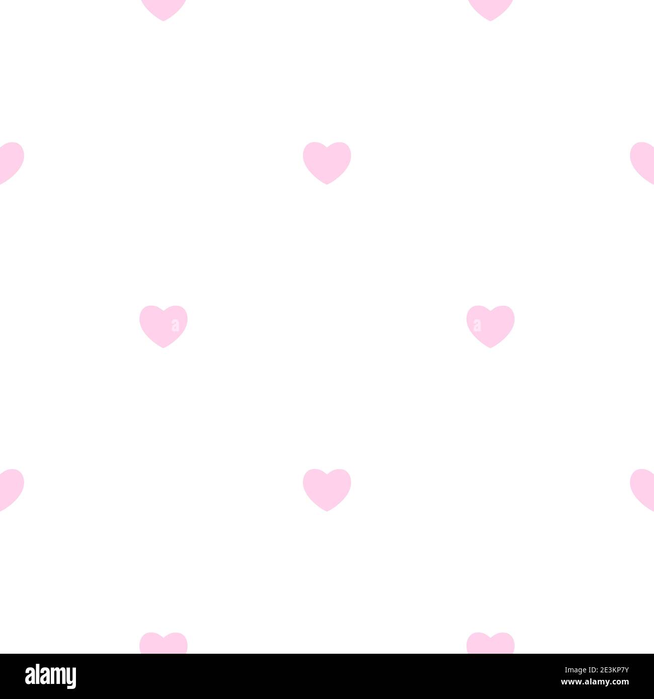 Abstract Simple Seamless pattern with hearts. Vector Illustration Stock ...