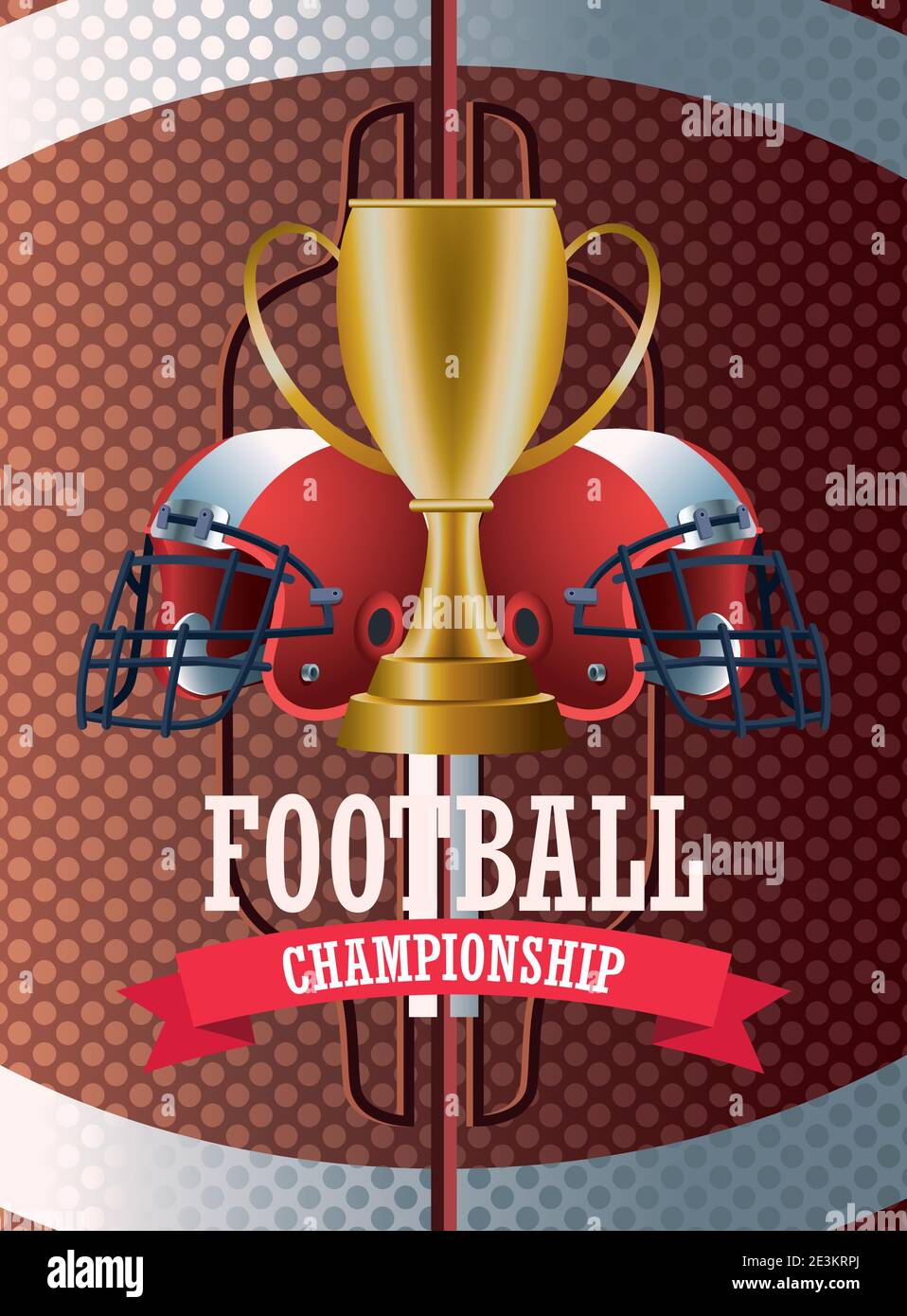 Super bowl championship logo sport design Vector Image