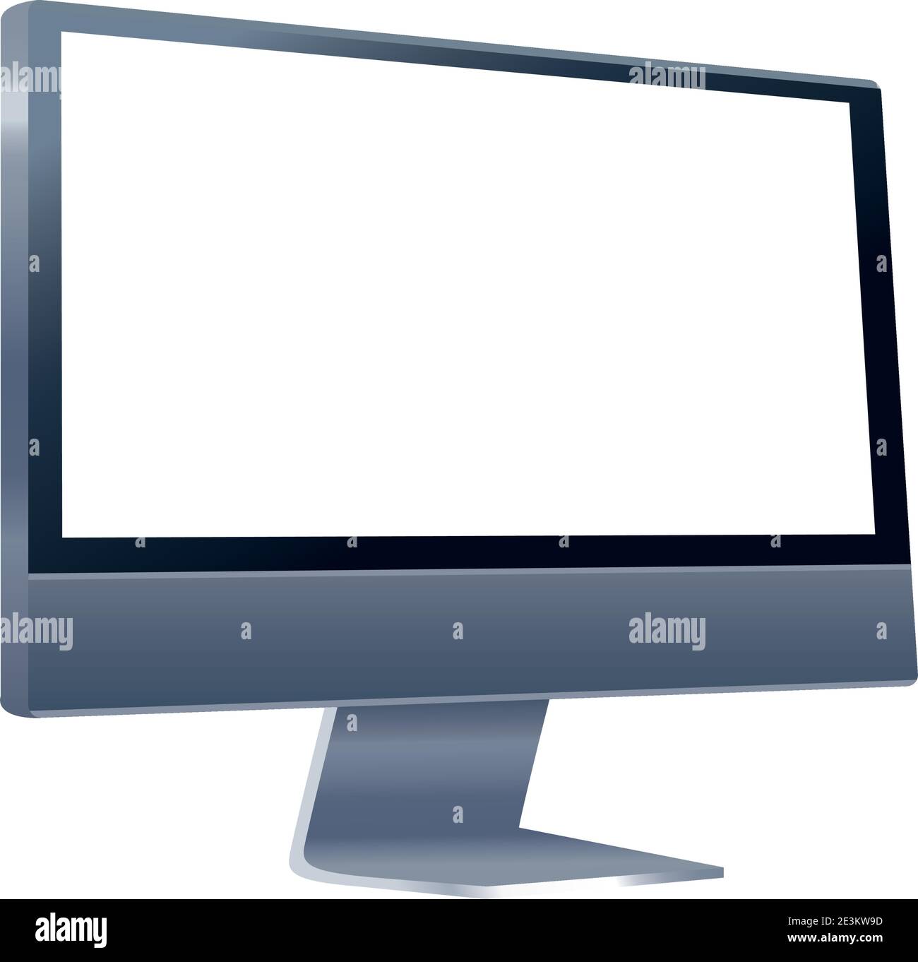 desktop computer mockup branding icon vector illustration design Stock ...