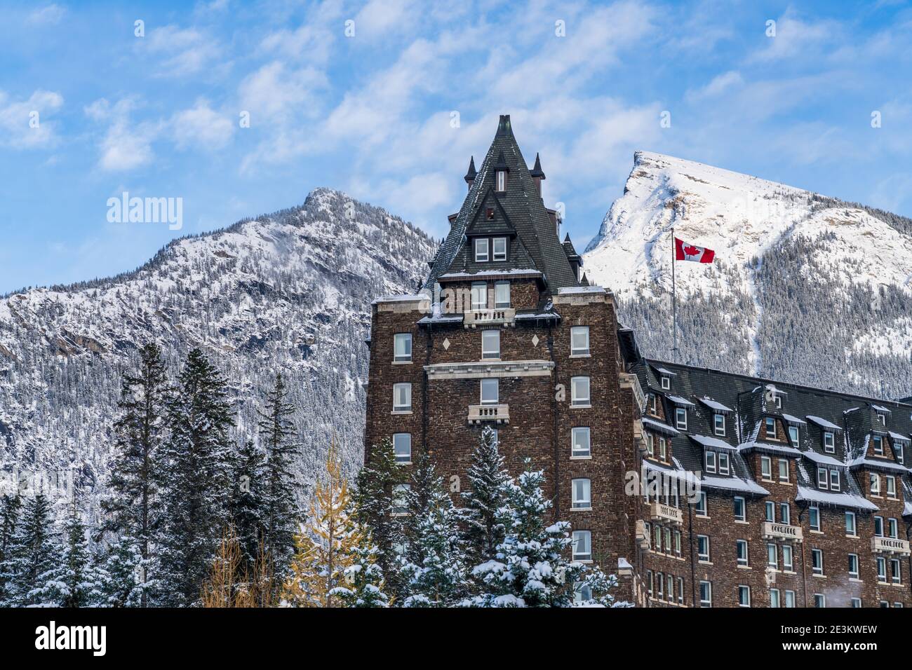 Canada Fairmont Banff Springs Snow Hi Res Stock Photography And Images Alamy
