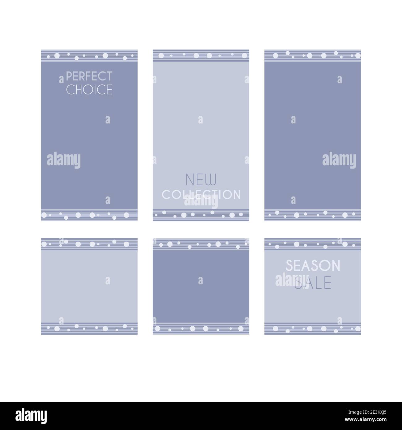 Modern decorative vector frames. Editable design templates for web, social media, promo, ads