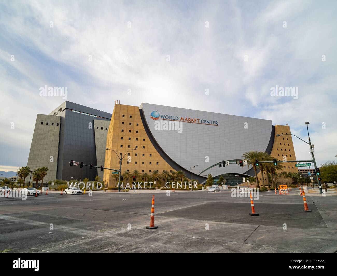 Las Vegas Jan 8 21 Afternoon View Of The World Market Center Stock Photo Alamy
