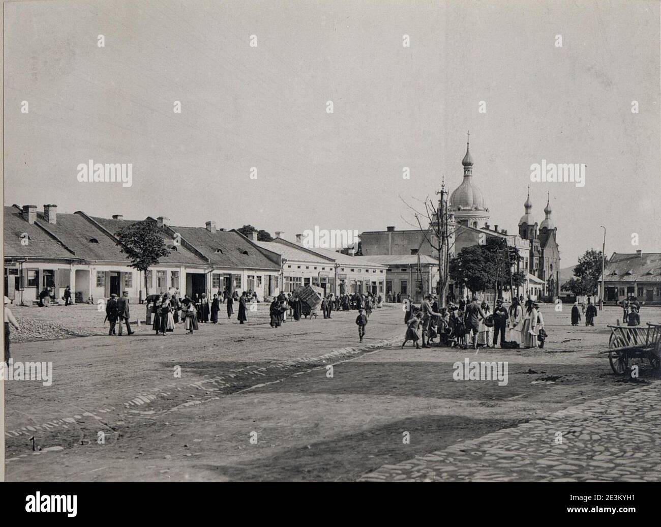 Marktplatz in Bolechòw Stock Photo Alamy