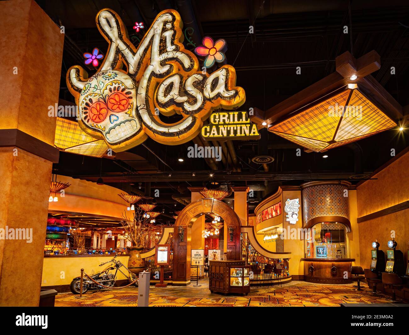 Las Vegas, JAN 8, 2021 - Interior view of the Silverton Casino Hotel Stock  Photo - Alamy
