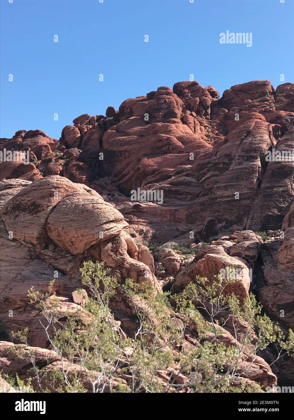 Red Mountains Stock Photo