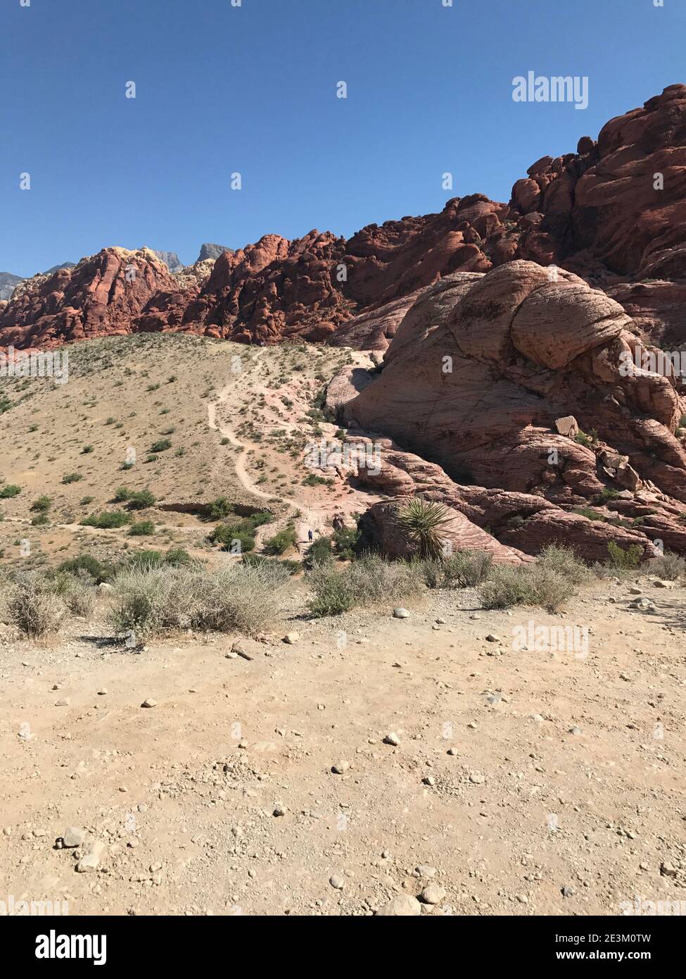 Red Mountains Stock Photo