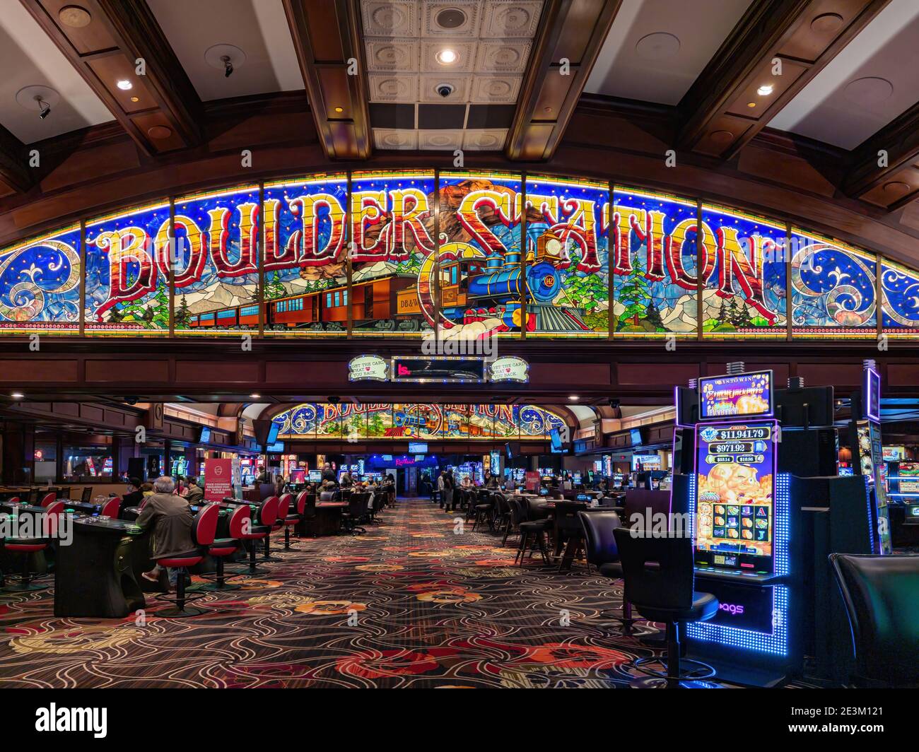 Las Vegas, JAN 14, 2021 Interior view of the Boulder Station Hotel and Casino Stock Photo Alamy Las Vegas, JAN 14, 2021 Interior view of the Boulder Station Hotel and Casino Stock Photo Alamy