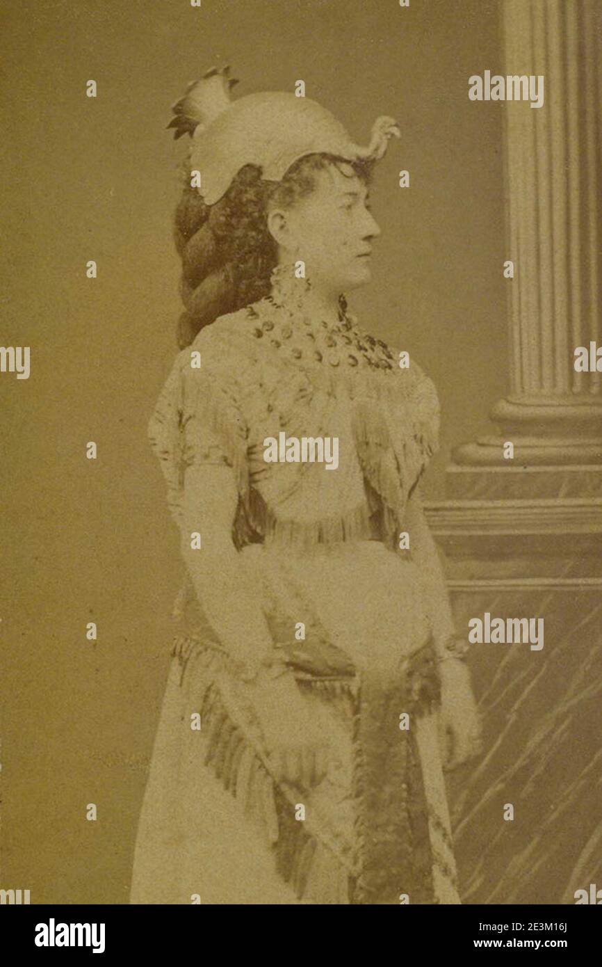 Maria Waldmann Amneris 1872. Stock Photo