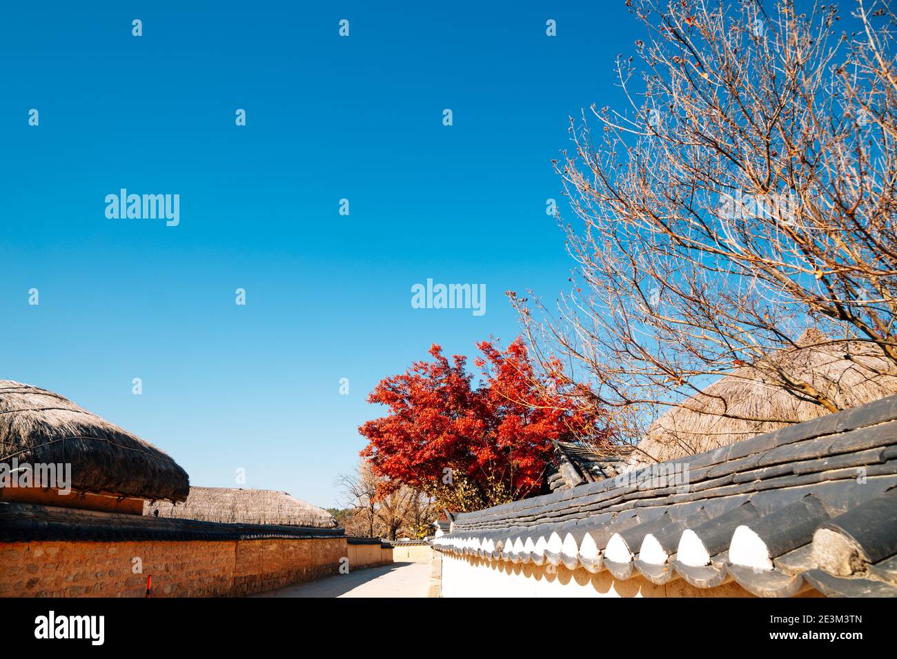 Andong Hahoe Folk Village at autumn in Andong, Korea Stock Photo - Alamy