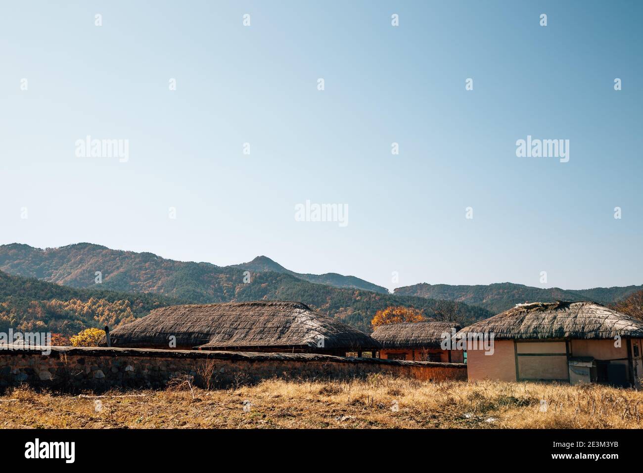 Andong Hahoe Folk Village at autumn in Andong, Korea Stock Photo - Alamy