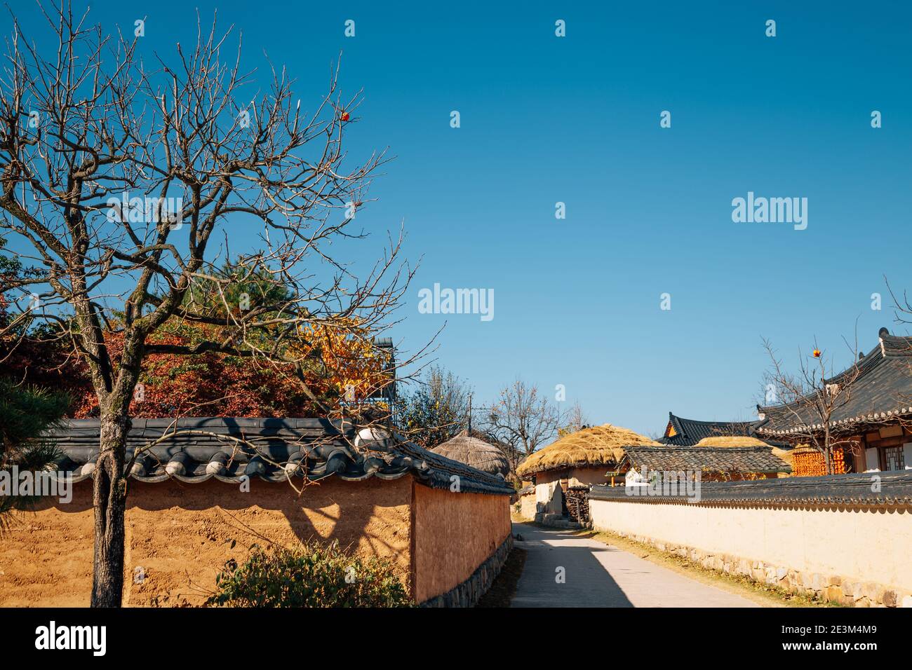 Andong Hahoe Folk Village at autumn in Andong, Korea Stock Photo - Alamy