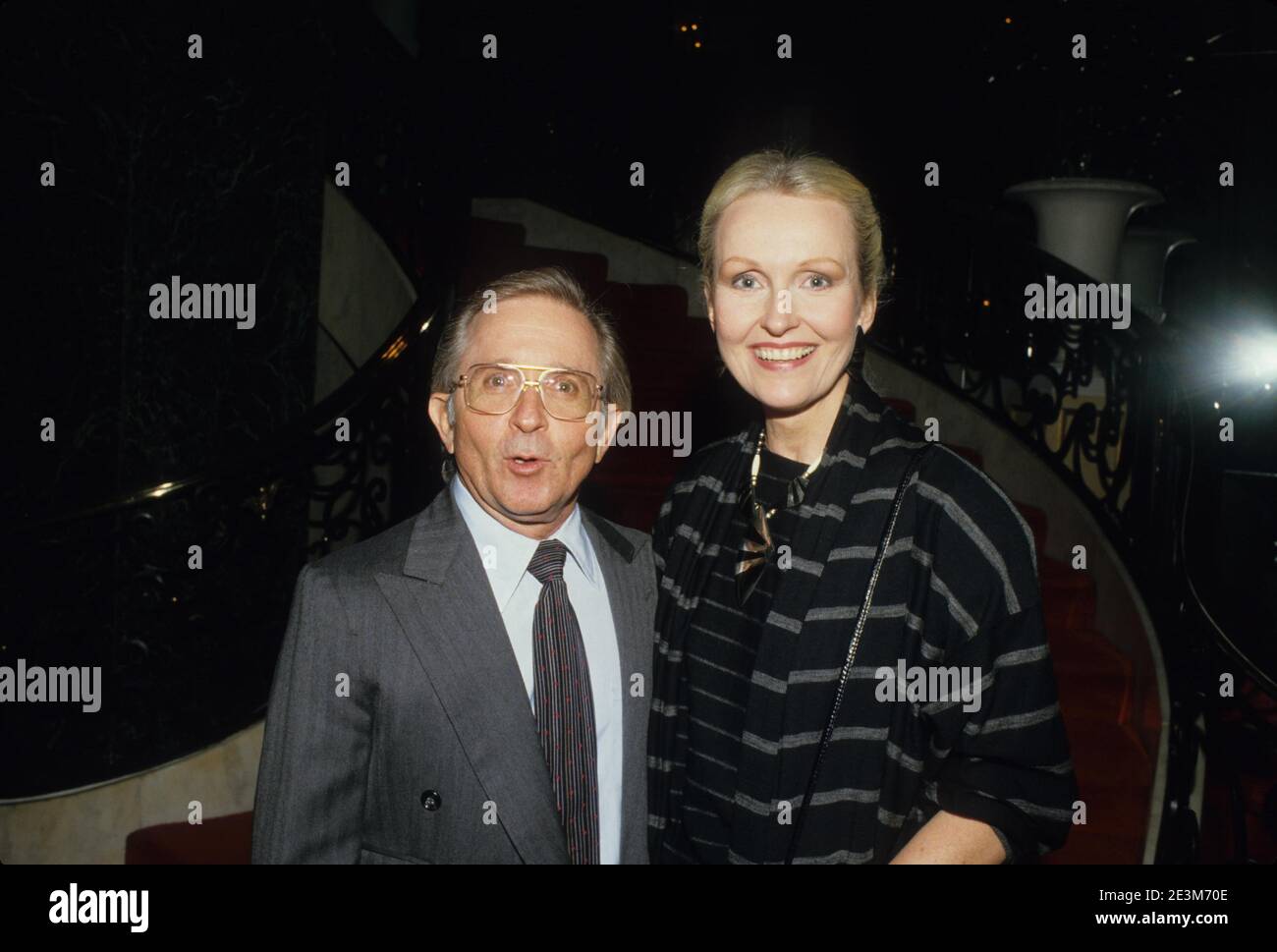 ARTE JOHNSON with wife Gisela Credit: Ralph Dominguez/MediaPunch Stock Photo