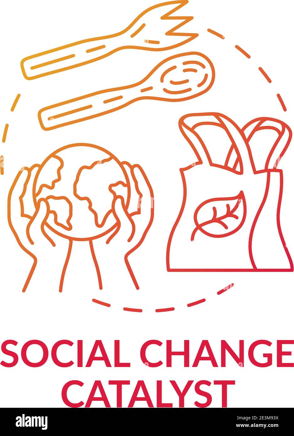 Social change catalyst concept icon Stock Vector Image & Art Alamy
