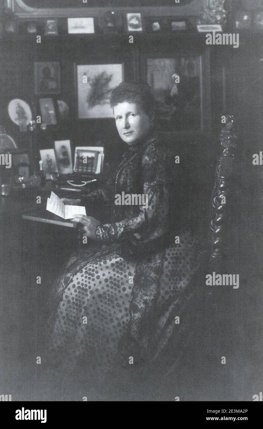 Marie of Schwarzburg-Rudolstadt, Grand Duchess of Mecklenburg-Schwerin. Stock Photo