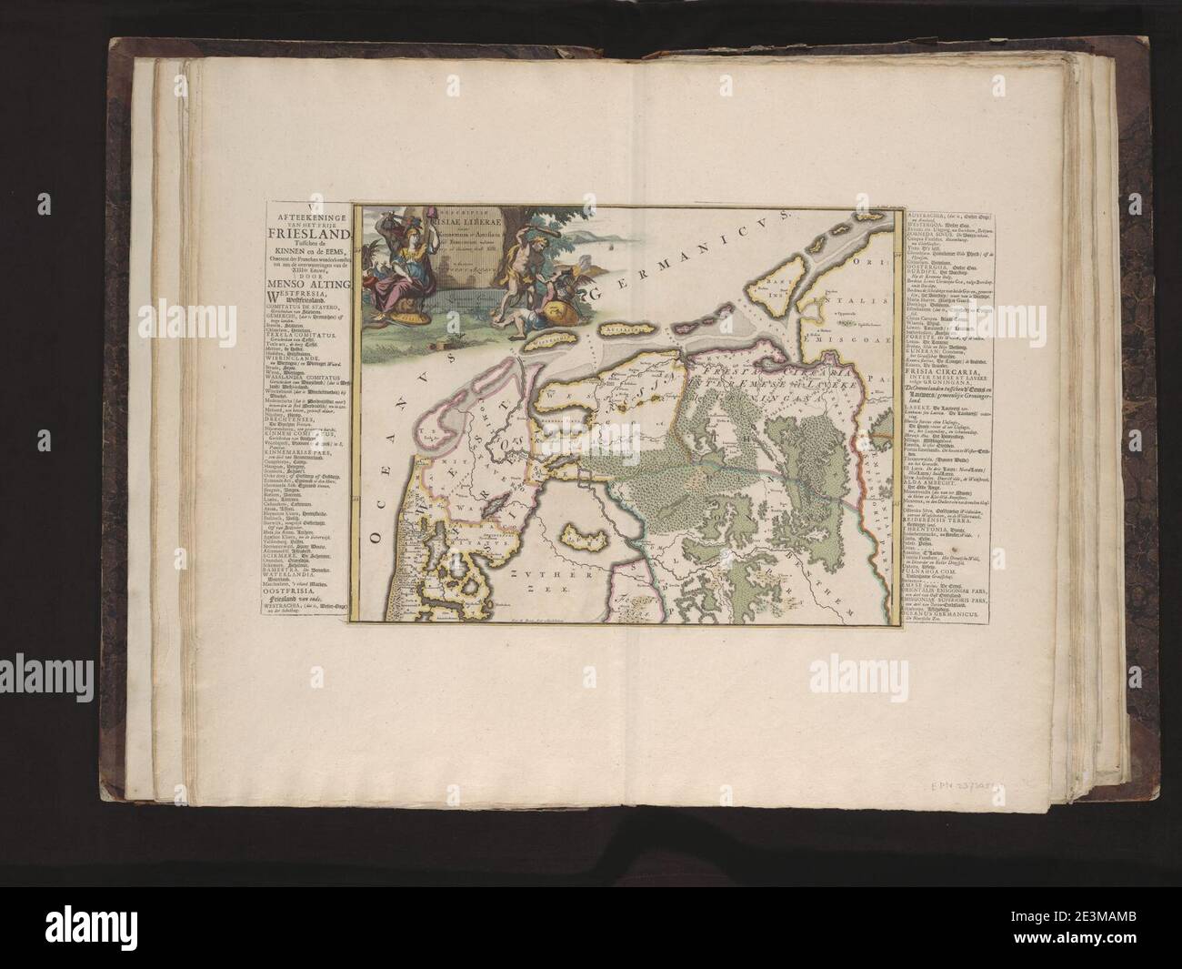 Map - Special Collections University of Amsterdam - OTM- HB-KZL I 2 A 7 (12). Stock Photo