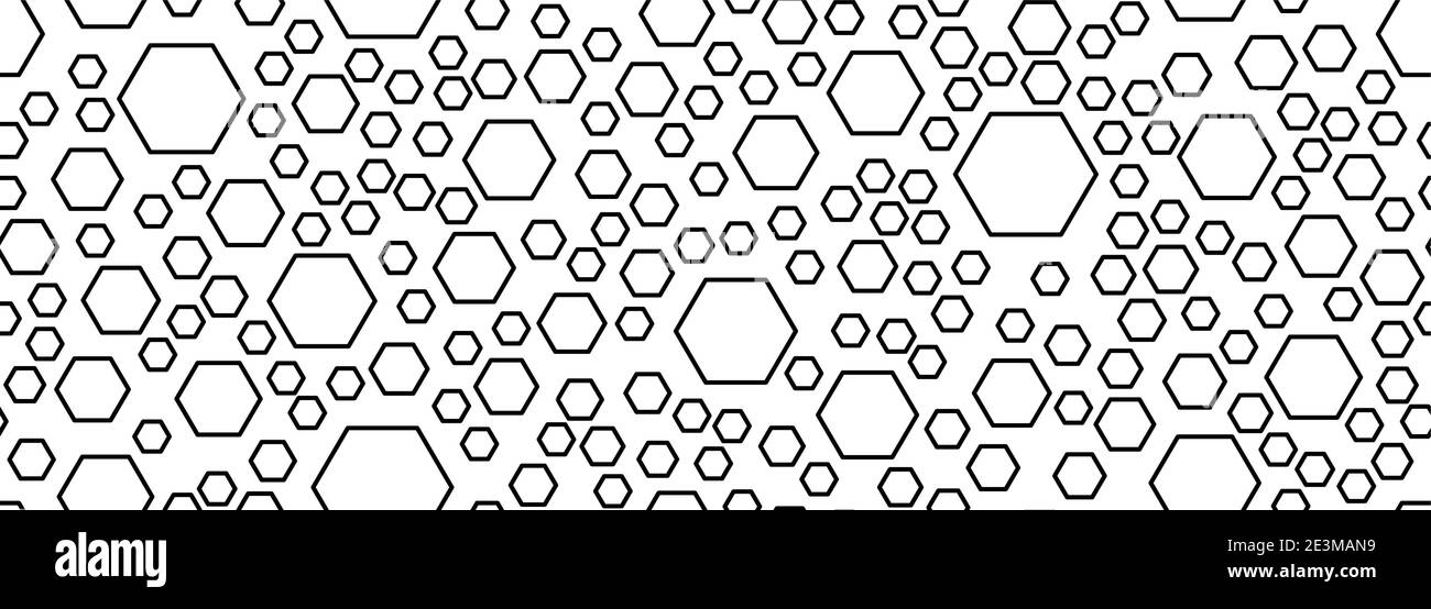 Seamless pattern of the abstract hexagons Stock Vector Image & Art - Alamy