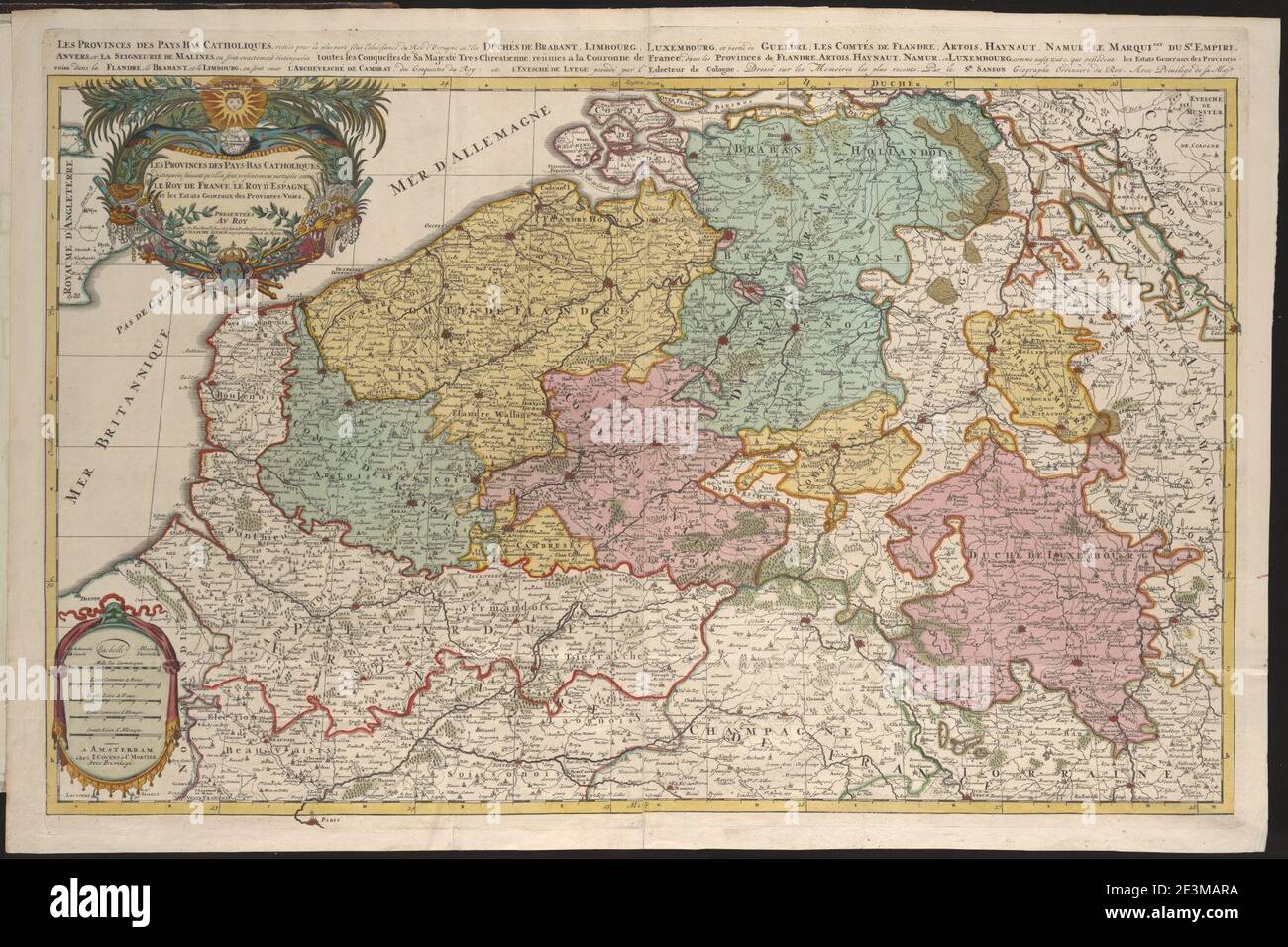 Map - Special Collections University of Amsterdam - OTM- HB-KZL I 2 A 8 (05). Stock Photo
