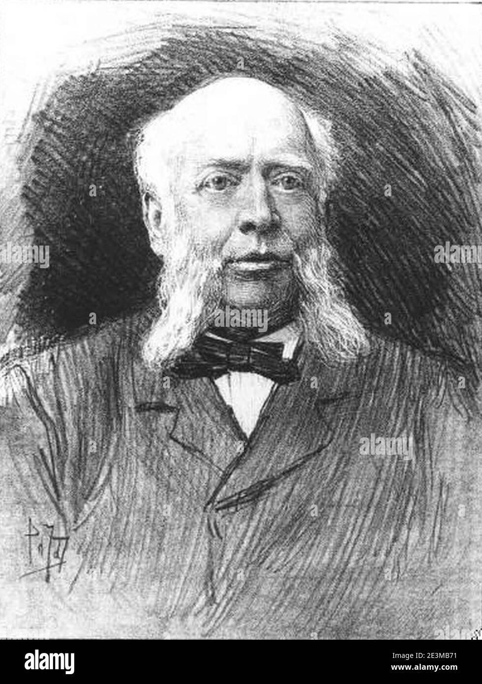 Martinus Nijhoff2 (1826-1894). Stock Photo