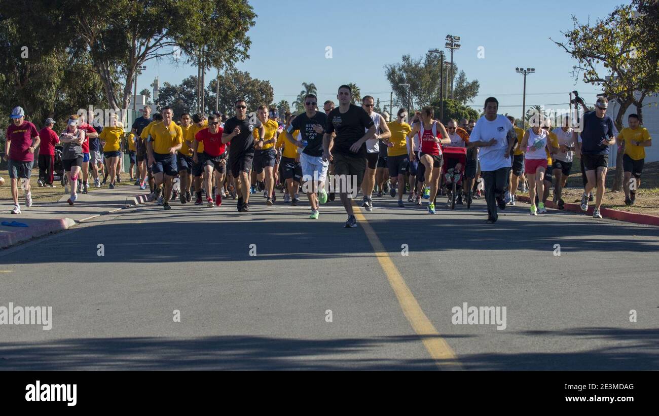 Martin Luther King Jr. 5K Run-1 Mile Walk 140115 Stock Photo - Alamy