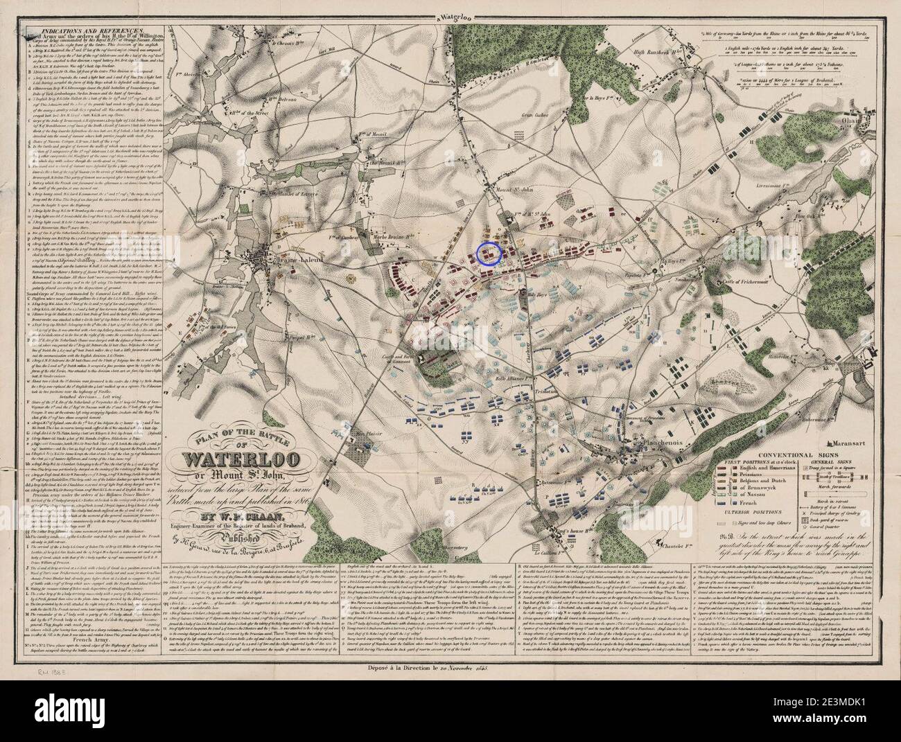 Battle of waterloo map hires stock photography and images Alamy