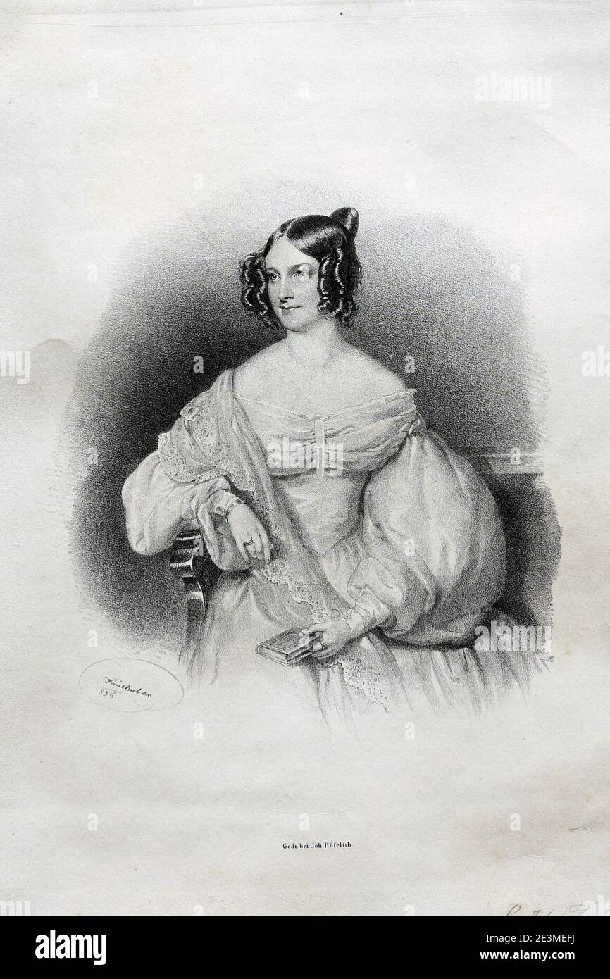 Maria ThunHohenstein Litho Stock Photo Alamy