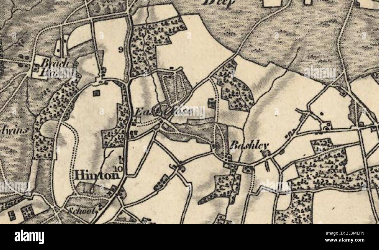 Map of hinton hires stock photography and images Alamy