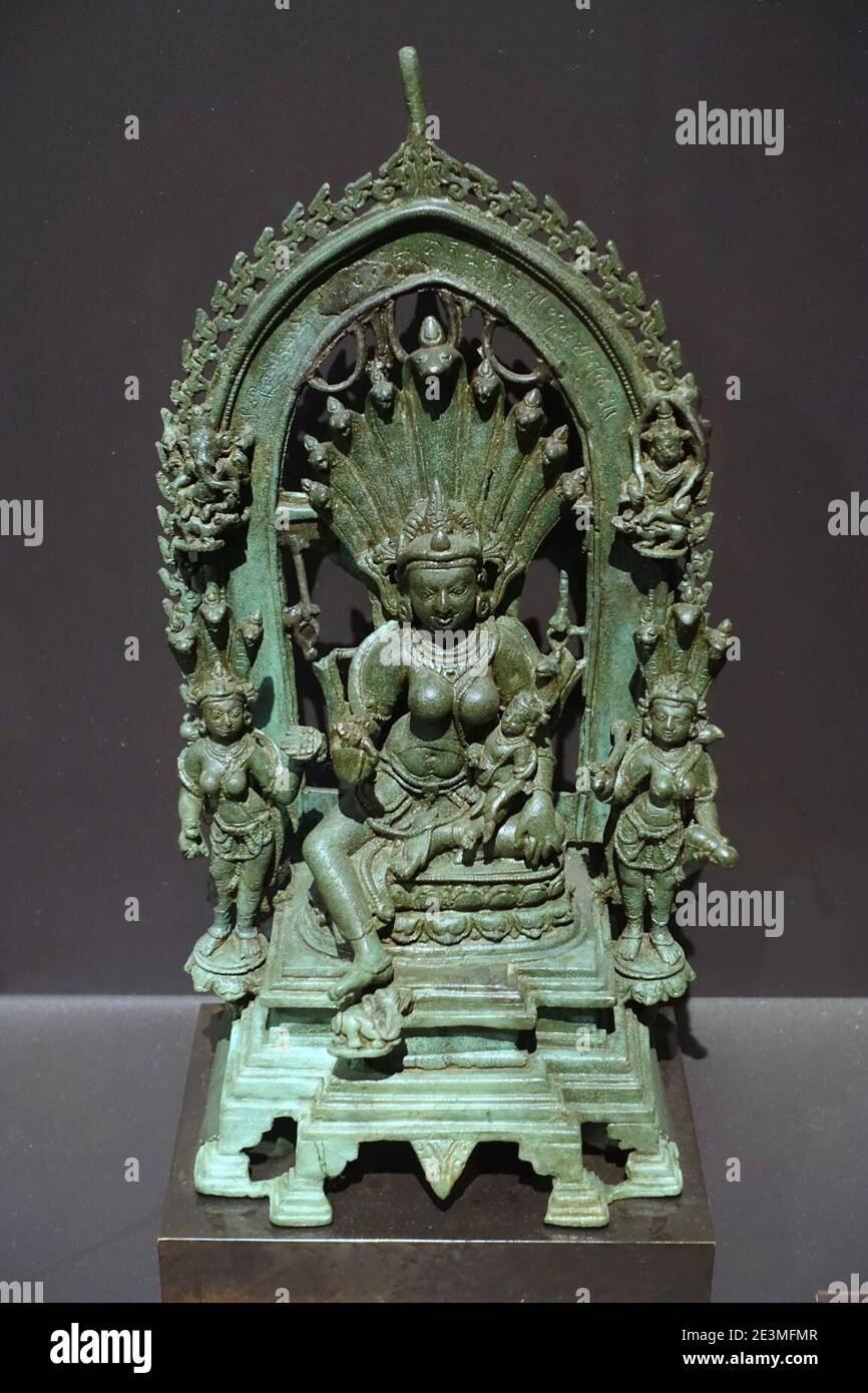 Manasa Devi, India, Bihar, Pala style, 10th century AD, bronze ...