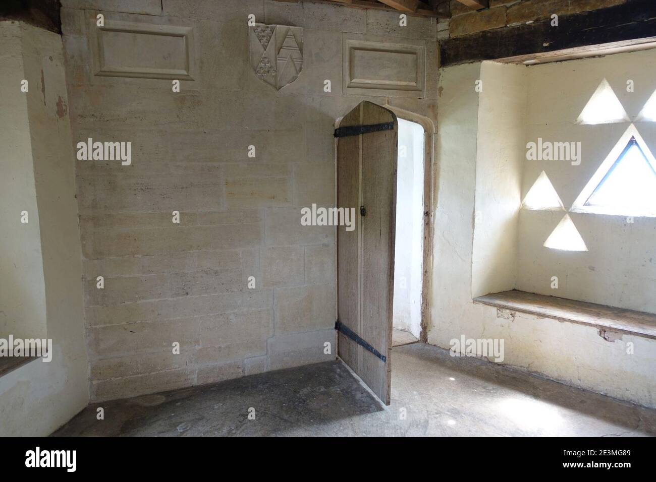 Main room - Rushton Triangular Lodge - Northamptonshire, England Stock Photo