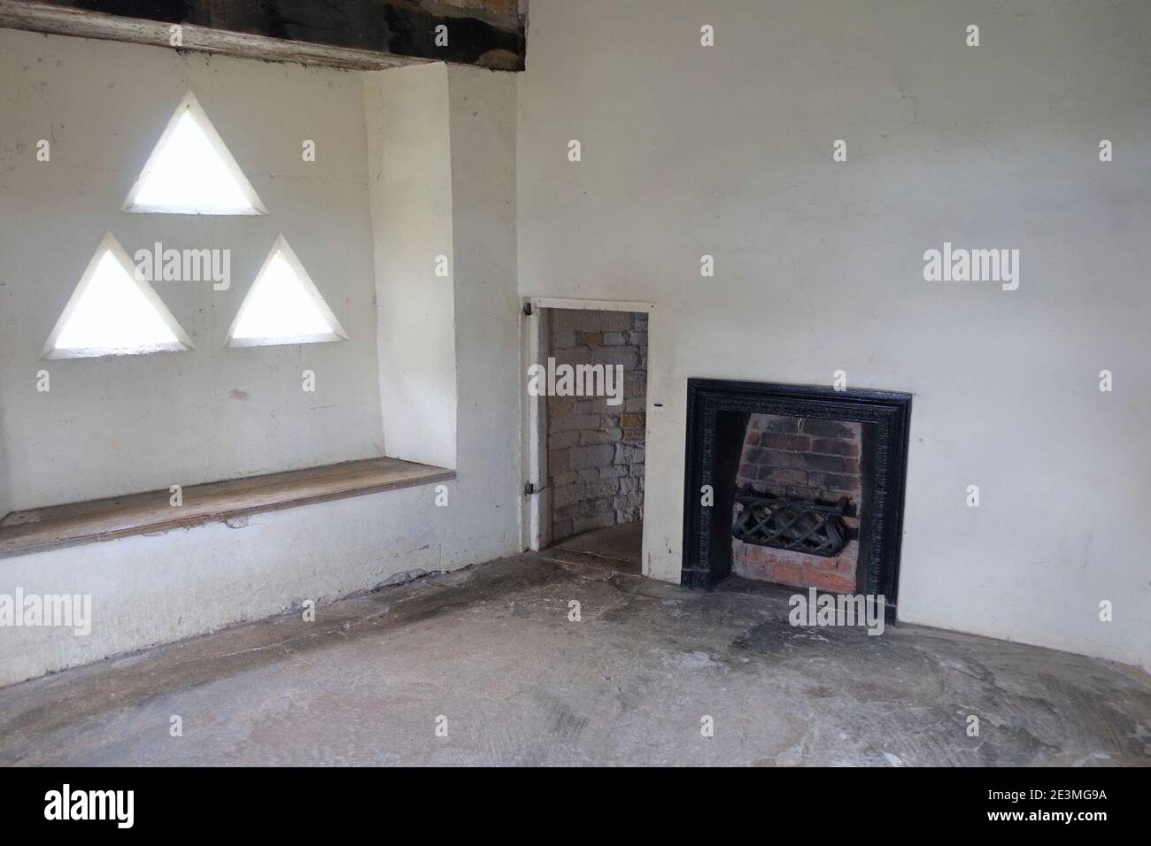 Main room - Rushton Triangular Lodge - Northamptonshire, England Stock Photo