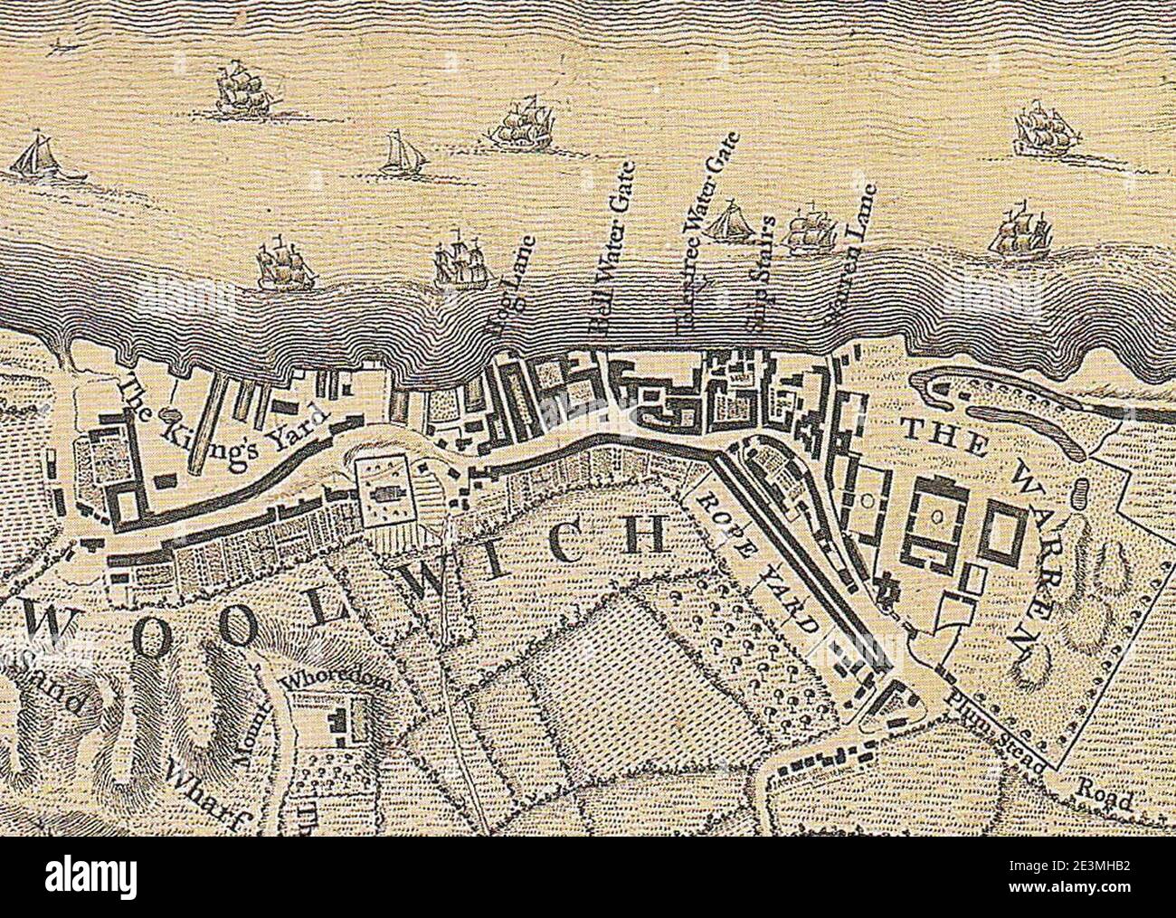 Woolwich map hires stock photography and images Alamy