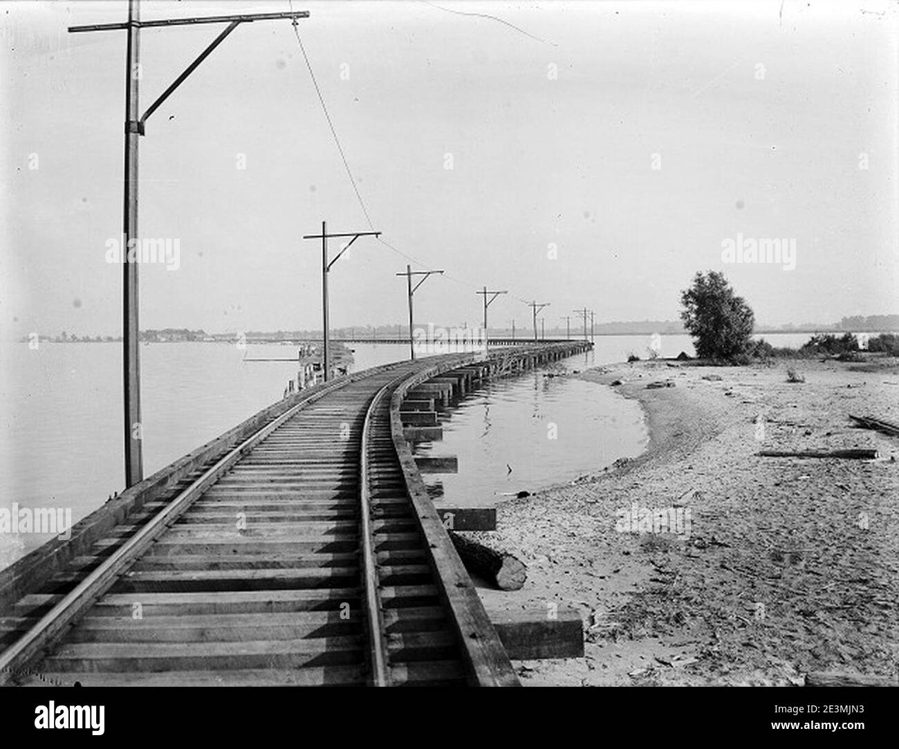Manitou Beach Railway Stock Photo Alamy