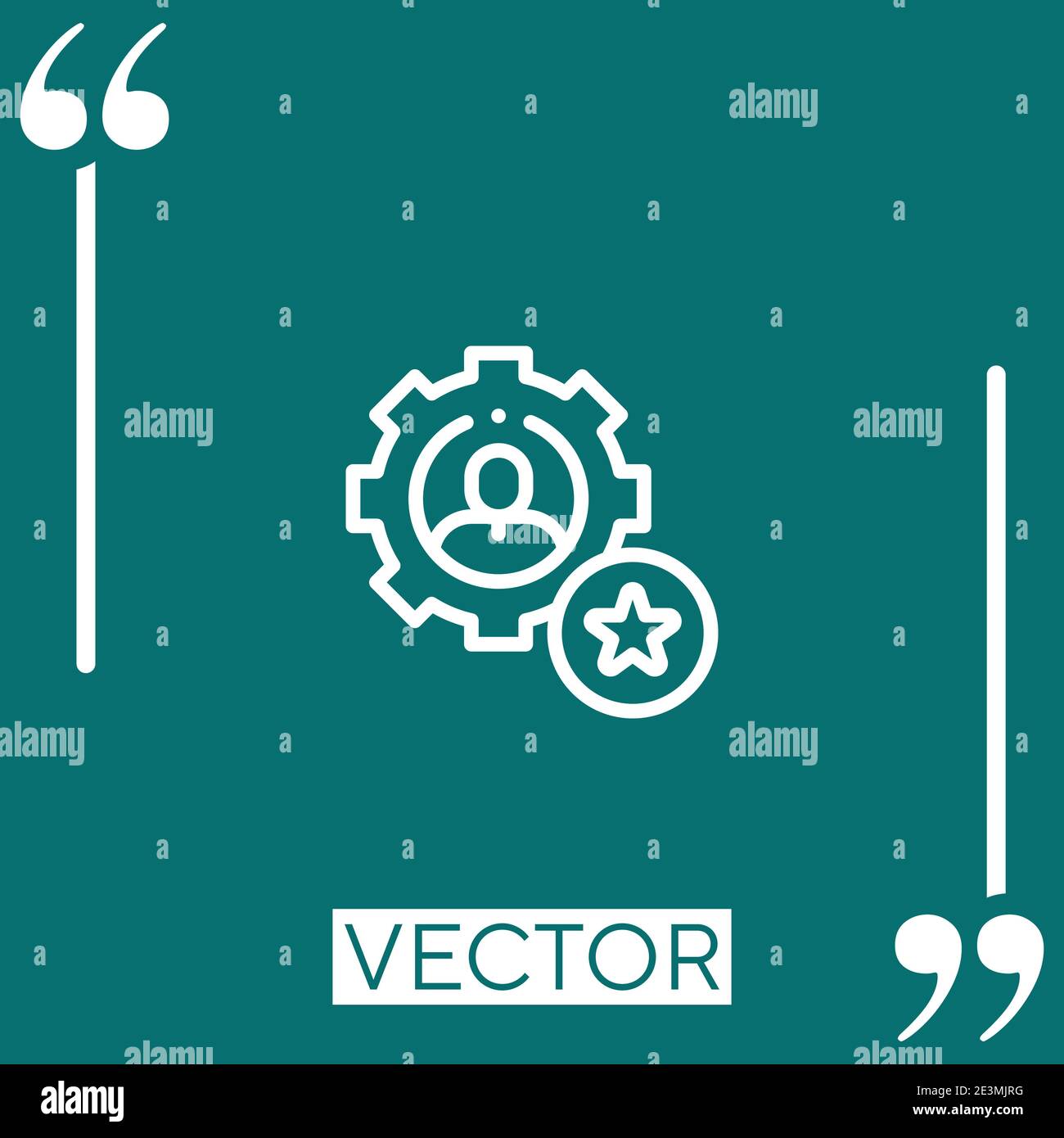 self improvement vector icon Linear icon. Editable stroked line Stock Vector