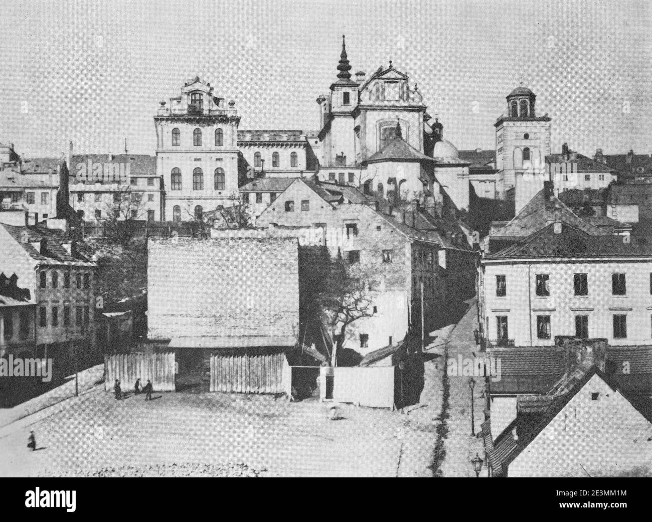 Mariensztat ul.  ród owa lata 90. XIX wieku. Stock Photo