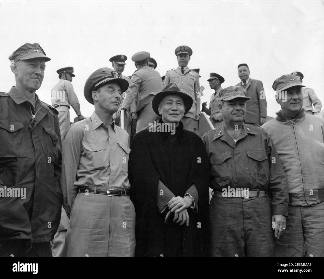 Mangrum, Triebel, Chiang Kai Shek, Wornham and Luckey. Stock Photo